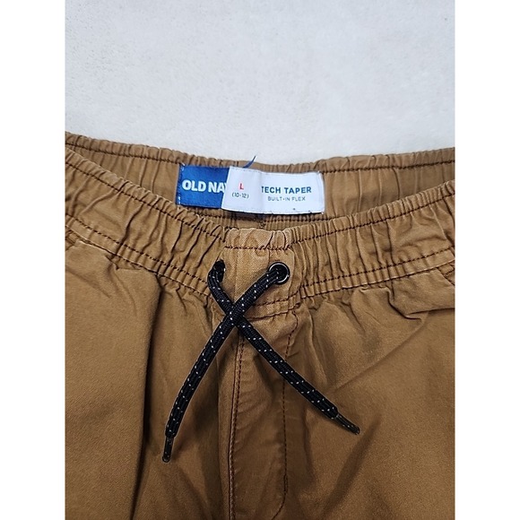 Ols Navy Tech Taper  Boys Khaki Pants Size Large 10-12 - Picture 4 of 6